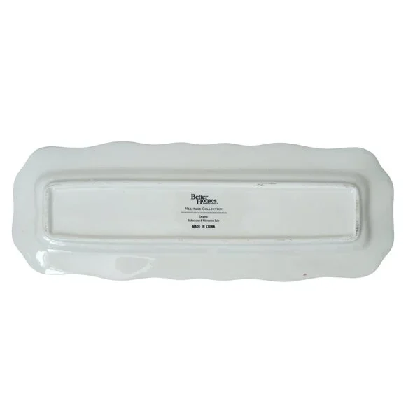 Better Homes And Gardens Heritage Collection Ceramic Platter Serving Tray Plate - Picture 6 of 10